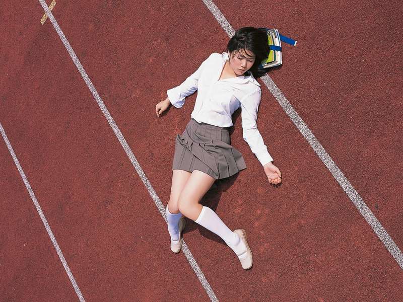 永岡真実 制服コスプレ グラビア