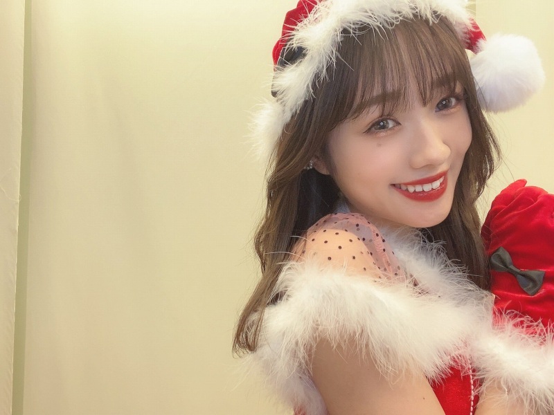 前田希美 サンタコスプレ